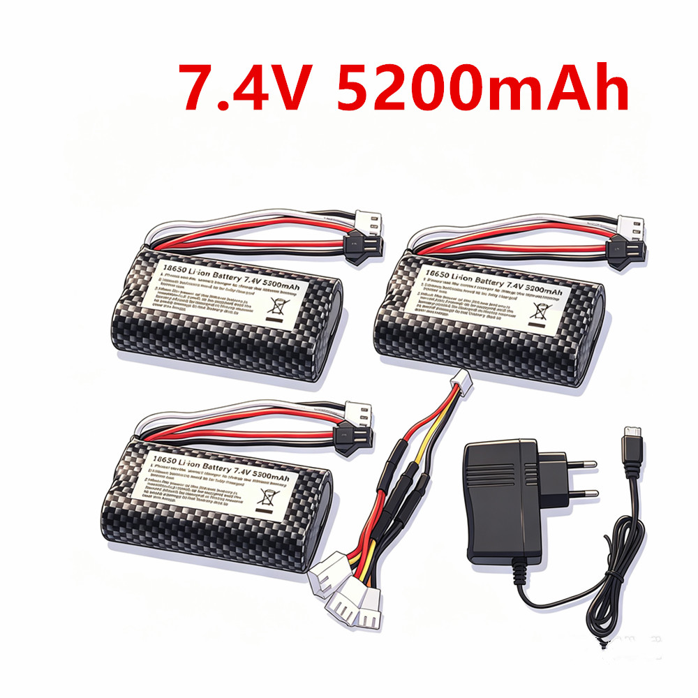 Baterai Li-ion 7.4V 5200mAh 18 - Drone Battery Li-Ion ulasan dan harga