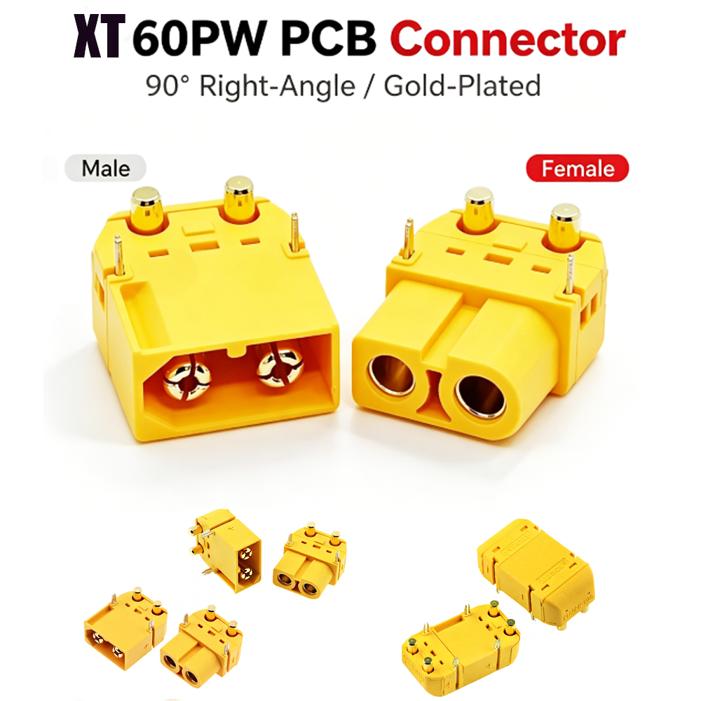 Konektor PCB Mount Amass XT60P - Drone Battery Connector ulasan dan harga